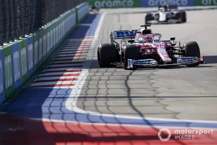Sergio Pérez, Racing Point RP20, Pierre Gasly, AlphaTauri AT01