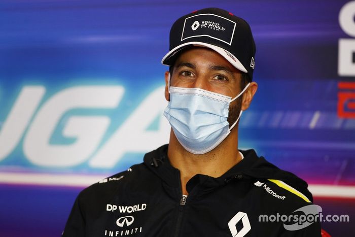 Daniel Ricciardo, Renault F1 en la conferencia de prensa