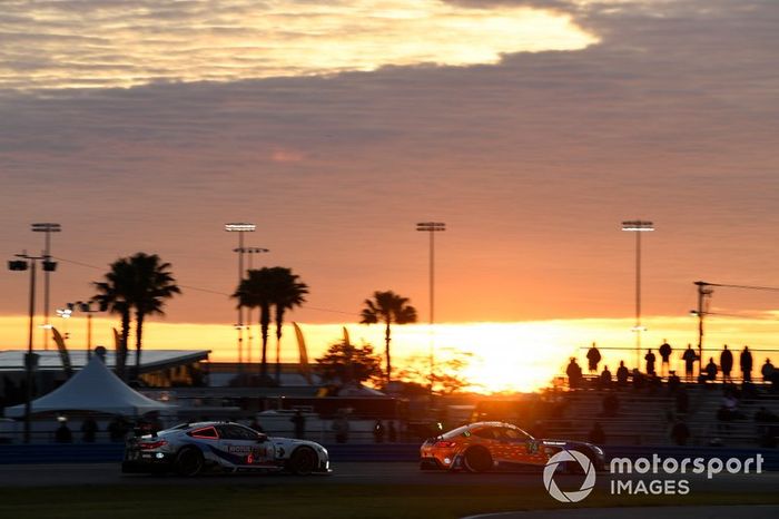 #74 Riley Motorsports Mercedes-AMG GT3, GTD: Lawson Aschenbach, Ben Keating, Gar Robinson, Felipe Fraga, #25 BMW Team RLL BMW M8 GTE, GTLM: Connor De Phillippi, Philipp Eng, Bruno Spengler, Colton Herta