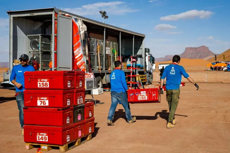 El vivac del Dakar
