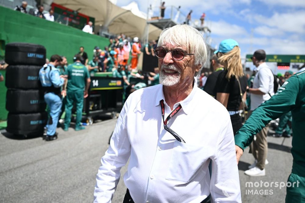 Bernie Ecclestone on the grid