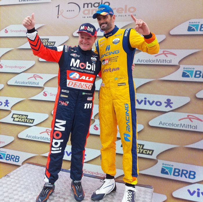 Rubens Barrichello e Thiago Camilo