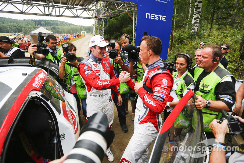 Ganador Kris Meeke, Citroën DS3 WRC, Citroën World Rally Team, Craig Breen, Citroën World Rally Team