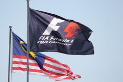 F1 and Malaysian flags