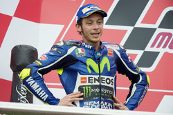 Podium: second place Valentino Rossi, Yamaha Factory Racing