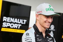 Nico Hulkenberg, Sahara Force India F1 con los medios