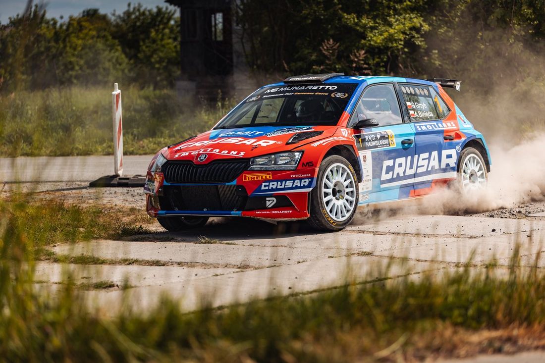 Grzegorz Grzyb Adam Binięda Skoda Fabia Rally 2 evo