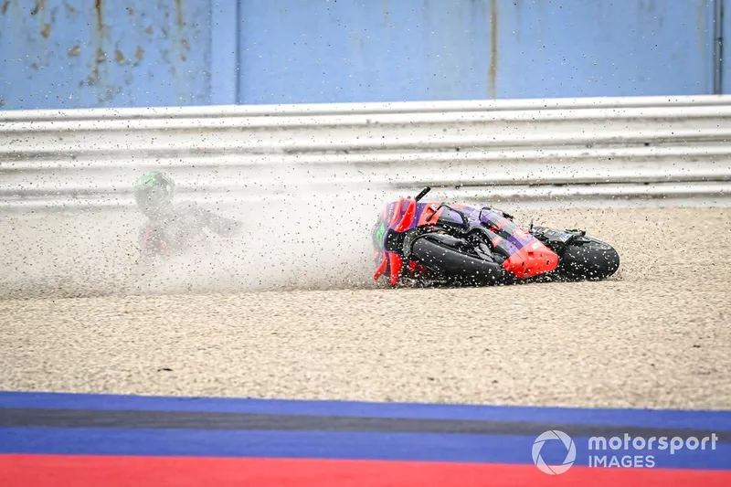Franco Morbidelli, Pramac Racing crash