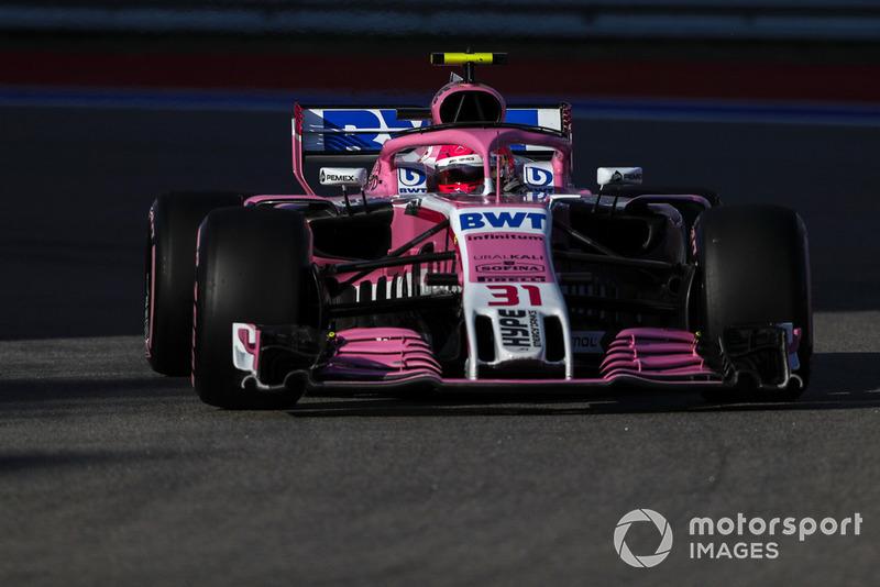Esteban Ocon: Racing Point Force India - 8 puan