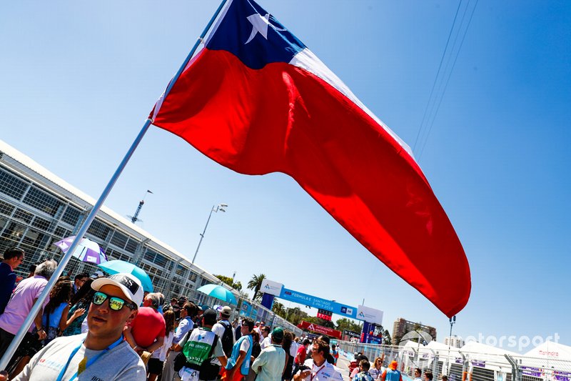 A Chilean flag