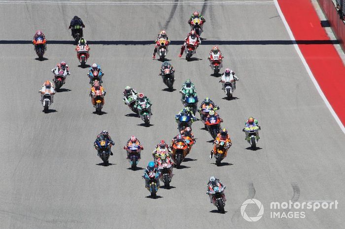 Salida de Moto2 en Austin