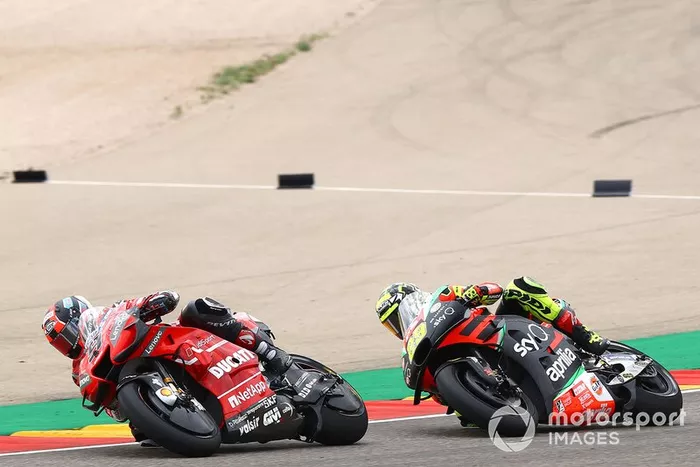 Danilo Petrucci, Ducati Team, Andrea Iannone, Aprilia Racing Team Gresini