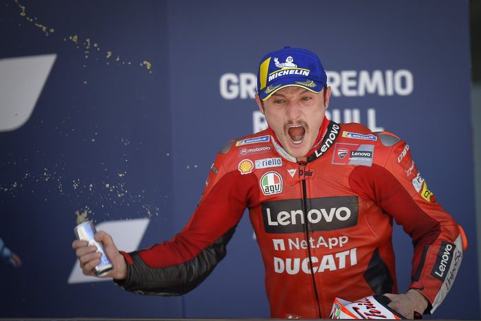 Ganador de la carrera Jack Miller, Ducati Team