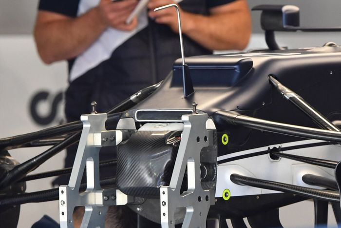 Detalle del ducto S del AlphaTauri AT02