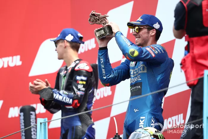 Podio: tercer puesto Joan Mir, Team Suzuki MotoGP