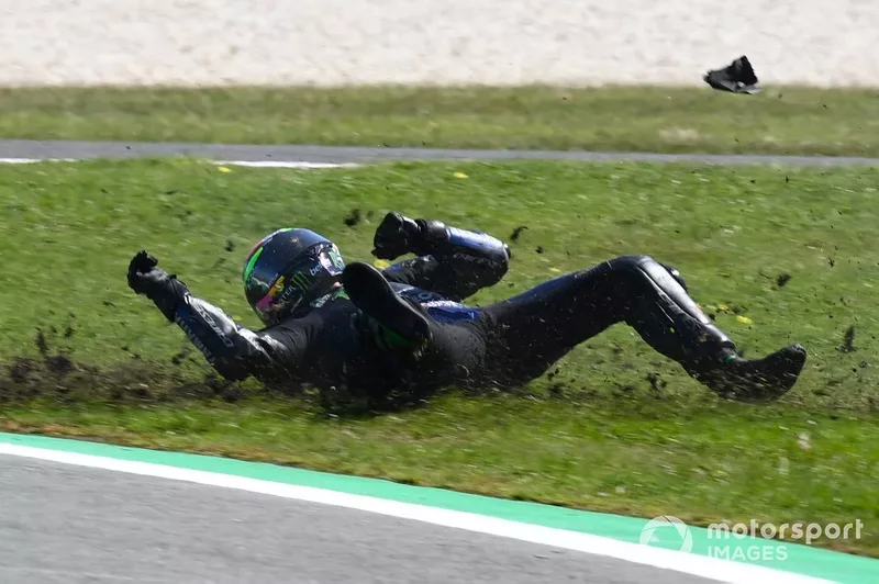 La caduta di Franco Morbidelli, Yamaha Factory Racing