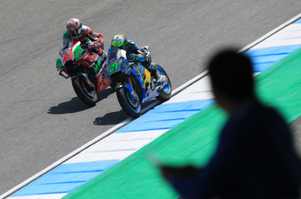 Aleix Espargaro, Aprilia Racing Team Gresini, Franco Morbidelli, Estrella Galicia 0,0 Marc VDS