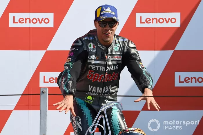 Podio: ganador Franco Morbidelli, Petronas Yamaha SRT