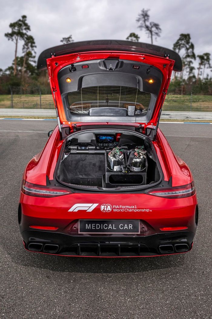 Detalle, Mercedes‑AMG GT 63 S 4MATIC+ F1 Coche Médico