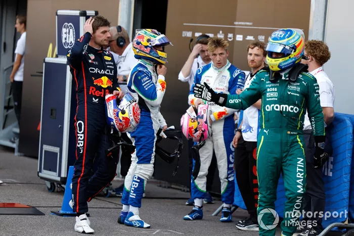 Max Verstappen, Red Bull Racing, Liam Lawson, Racing Bulls, Fernando Alonso, Aston Martin Racing, Isack Hadjar, Racing Bulls