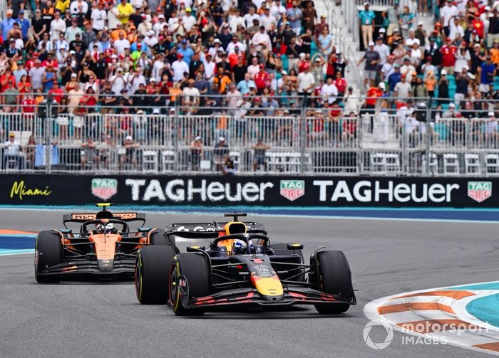 Lando Norris, McLaren, Max Verstappen, Red Bull Racing