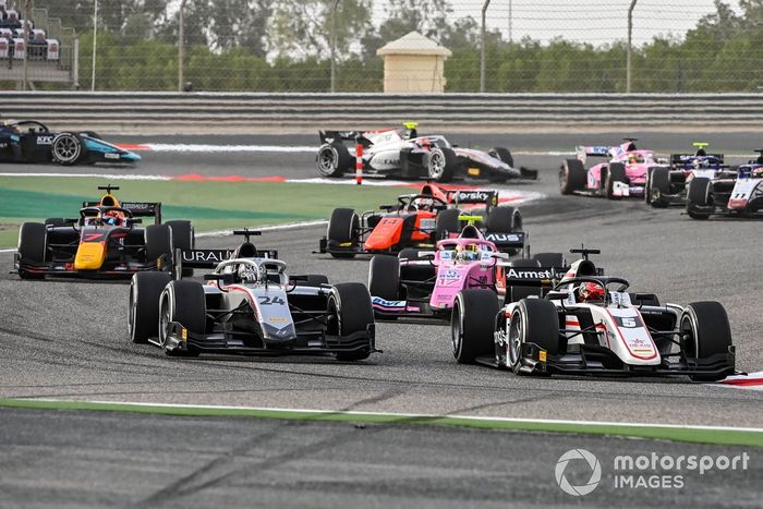 Marcus Armstrong, ART Grand Prix, Nikita Mazepin, Hitech Grand Prix, Theo Pourchaire, BWT HWA Racelab, Yuki Tsunoda, Carlin 