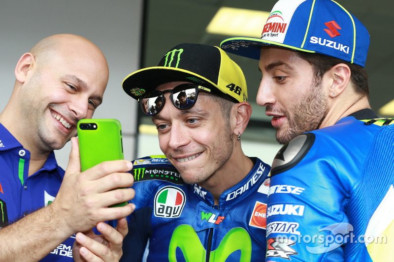 Valentino Rossi et Andrea Iannone