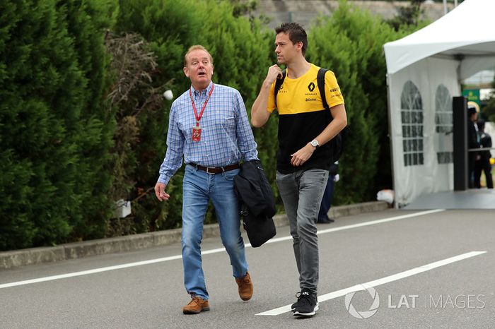Jolyon Palmer, Renault Sport F1 Team con su padre Jonathan Plamer