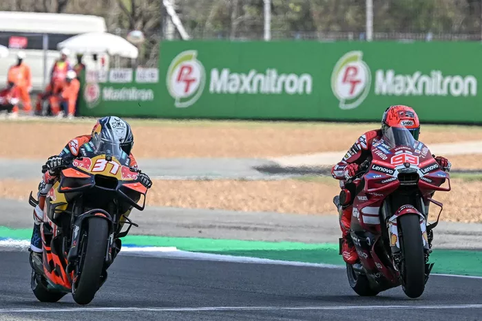 Pedro Acosta, Red Bull KTM Factory Racing, Marc Marquez, Ducati Team