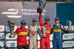 Podium: winner Lucas di Grassi, ABT Schaeffler Audi Sport, second place Jérôme d'Ambrosio, Dragon Ra