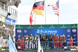 LMGTE Am podium: winners Christian Ried, Julien Andlauer, Matt Campbell, Proton Competition, second place Thomas Flohr, Francesco Castellacci, Giancarlo Fisichella, Spirit of Race, third place #85Ben Keating, Jeroen Bleekemolen, Luca Stolz, Keating Motorsports