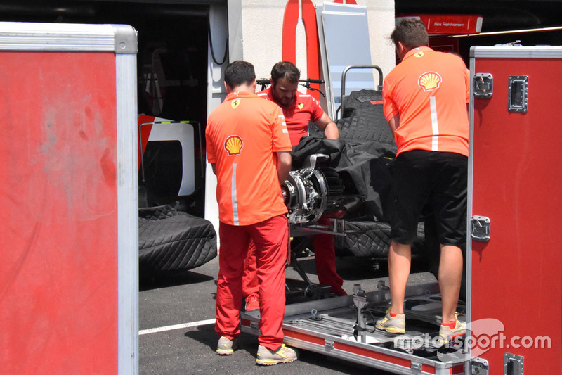 Ferrari SF71H, dettaglio