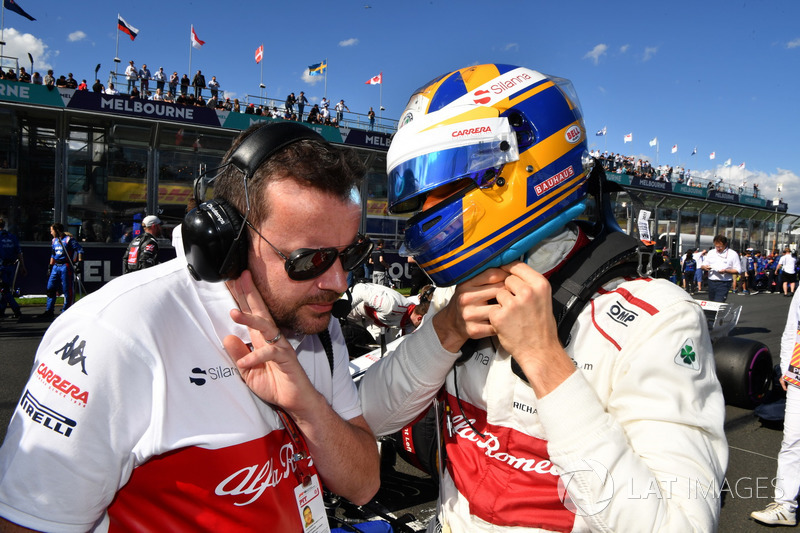 Marcus Ericsson, Sauber, in griglia
