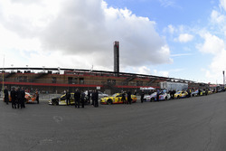 Cars await inspection
