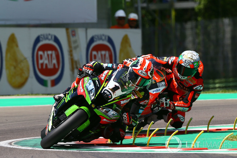 Jonathan Rea, Kawasaki Racing, Chaz Davies, Aruba.it Racing-Ducati SBK Team