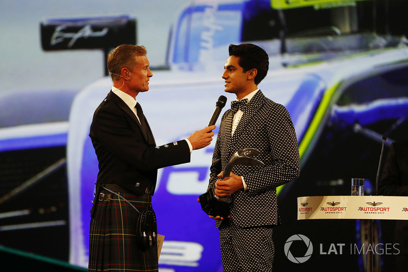 David Coulthard speaks to Enaam Ahmed