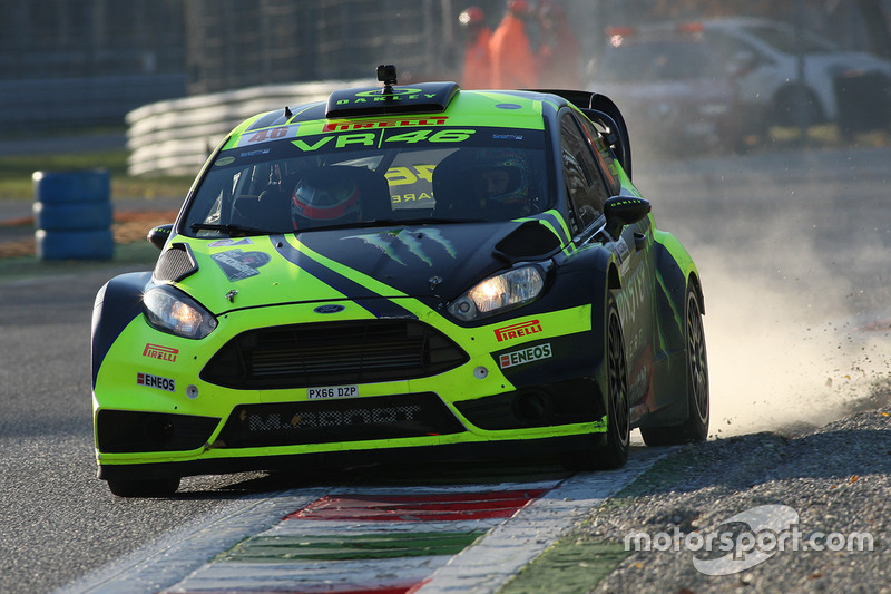 Valentino Rossi, Carlo Cassina, Ford Fiesta WRC