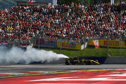 Nico Hulkenberg, Renault Sport F1 Team R.S. 18 abandonne sur casse moteur