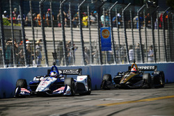 Graham Rahal, Rahal Letterman Lanigan Racing Honda, James Hinchcliffe, Schmidt Peterson Motorsports