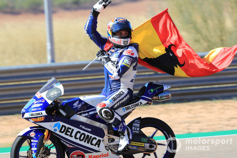 Moto3 Aragon: Kualifikasi 1, finis 1