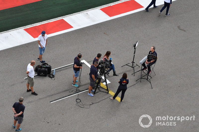 Paul Monaghan, ingénieur en chef de Red Bull Racingest interviewé