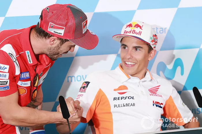 Andrea Dovizioso, Ducati Team, Marc Márquez, Repsol Honda Team