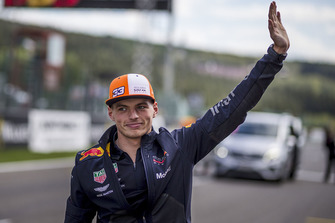 Max Verstappen, Red Bull Racing on the drivers parade