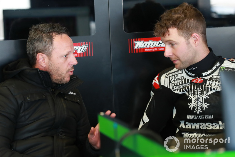 Jonathan Rea, Kawasaki Racing, mit Fabien Foret