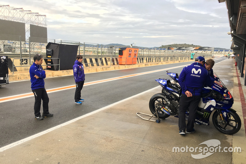 Julian Simon, nieuwe coach van Maverick Viñales, Yamaha MotoGP op het Valencia Circuit