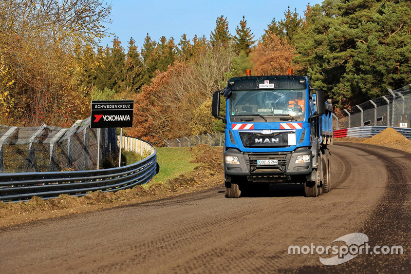 Bauarbeiten an der Nürburgring-Nordschleife