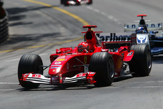 Michael Schumacher, Ferrari F2004 voor Juan Pablo Montoya, Williams BMW FW26