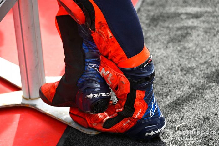 Botas de Marc Márquez, equipo Repsol Honda