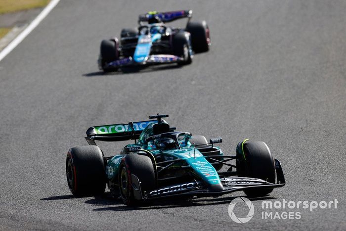 Lance Stroll, Aston Martin AMR24, Pierre Gasly, Alpine A524