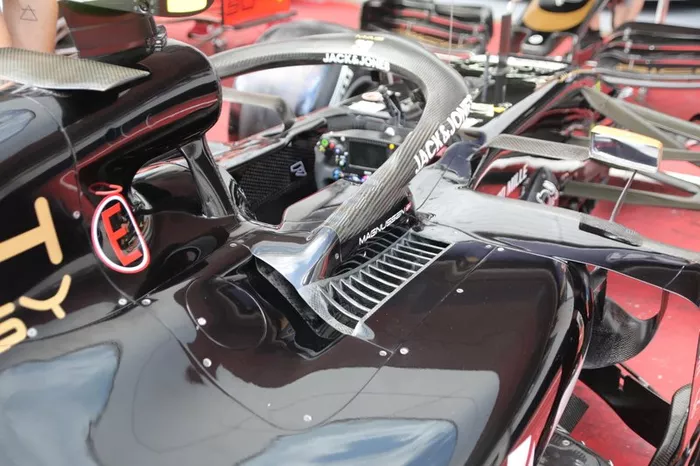 Haas F1 Team VF-19, cooling